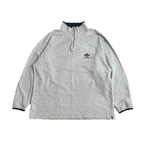 90's Adidas 1/4 zip sweatshirt