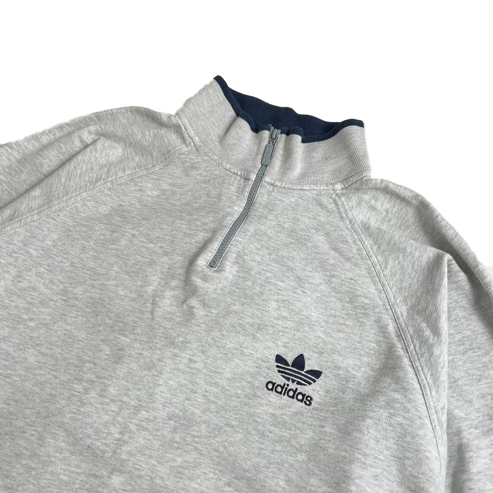 90's Adidas 1/4 zip sweatshirt