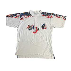 90's Adidas polo shirt