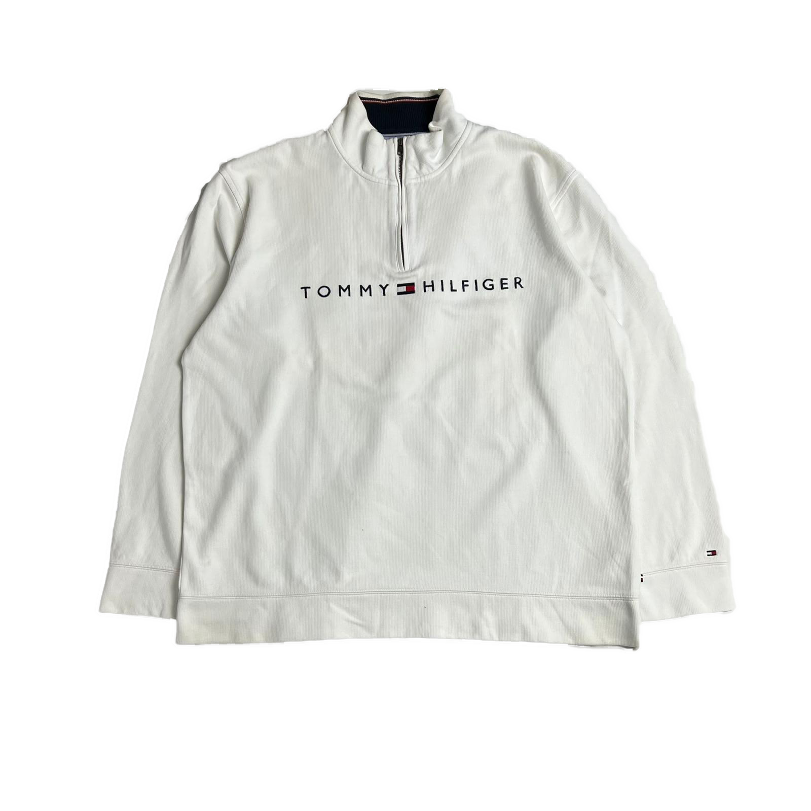 90's Tommy Hilfiger 1/4 zip sweatshirt