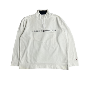 90's Tommy Hilfiger 1/4 zip sweatshirt