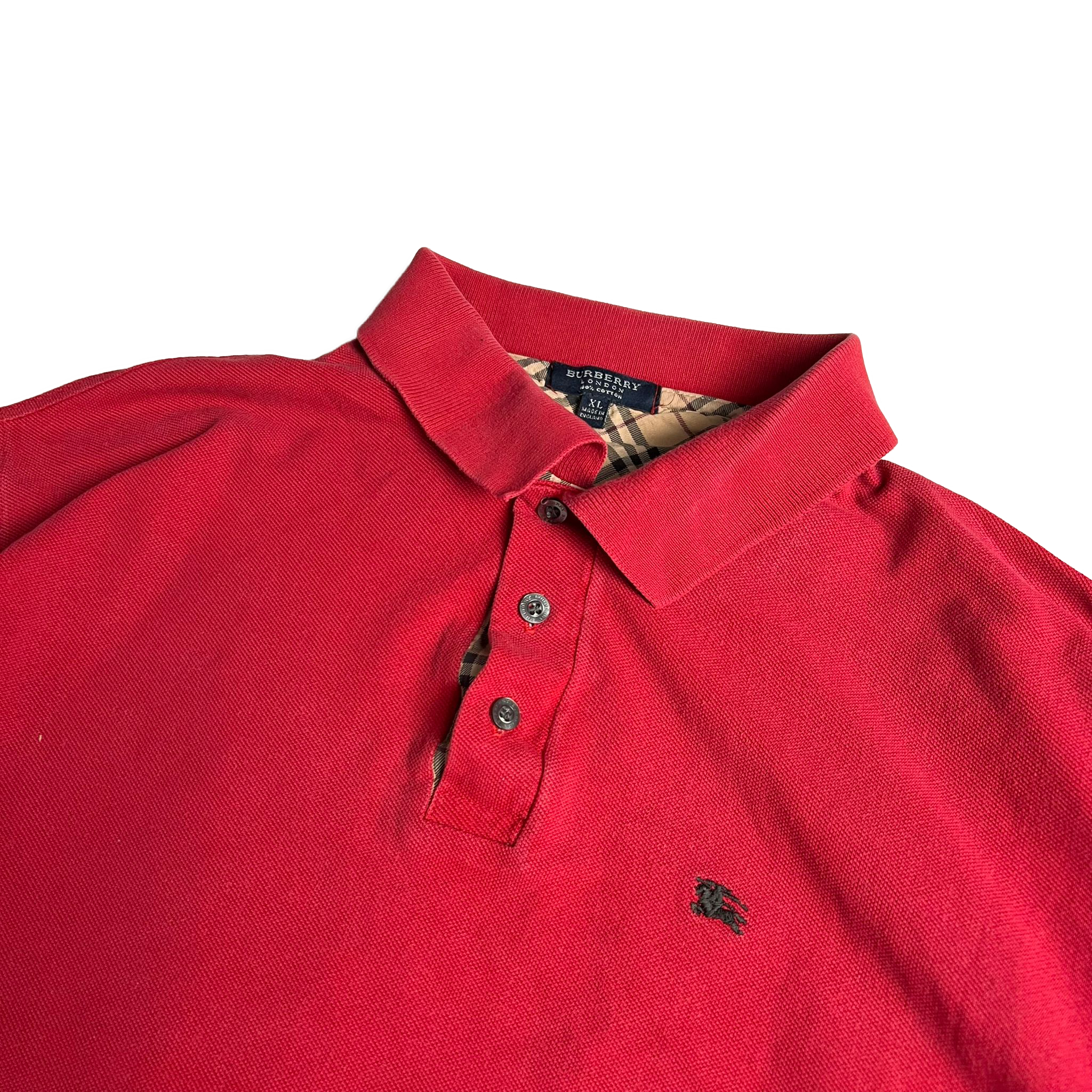 90's Burberry rugby shirt