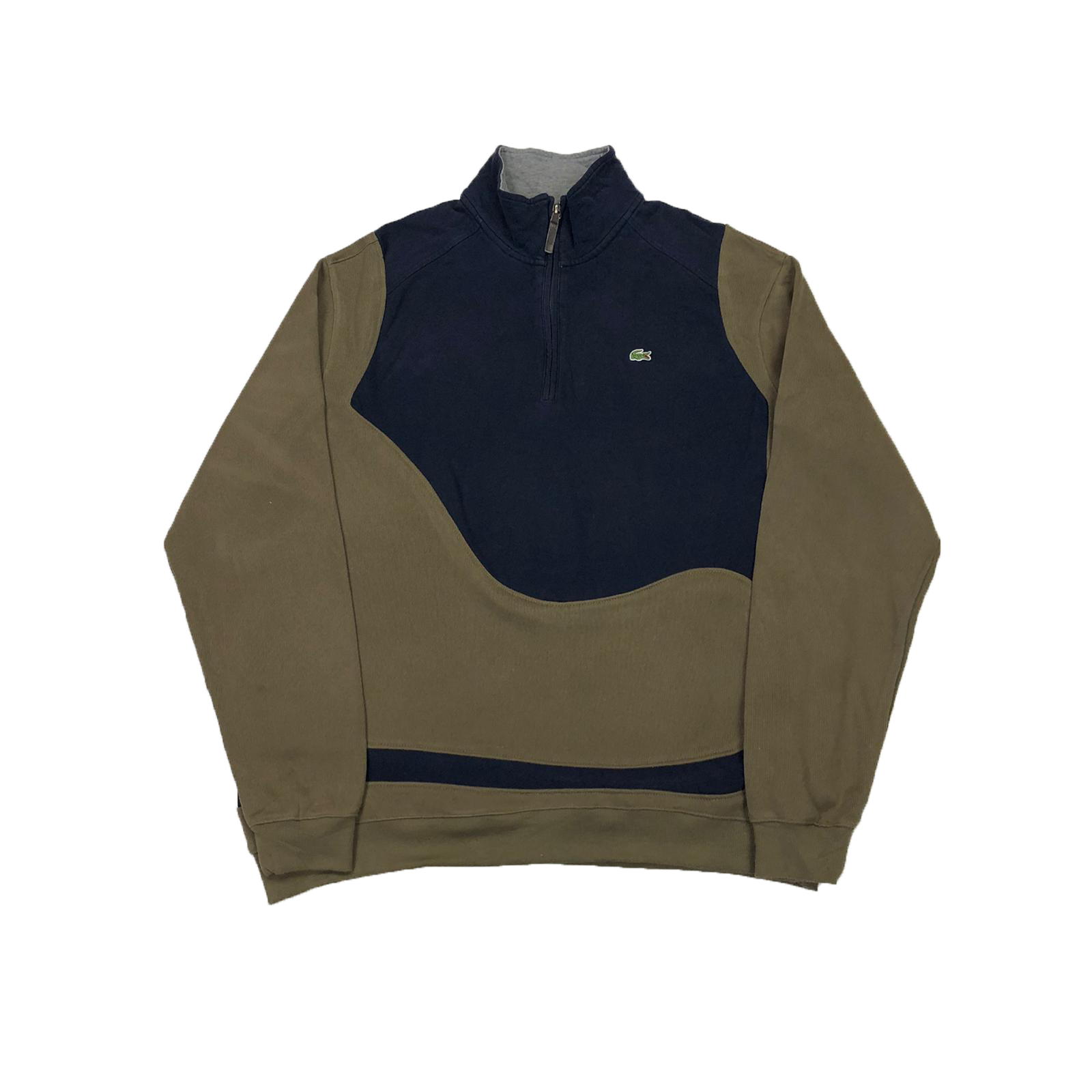 Reworked Lacoste 1/4 zip sweatshirt