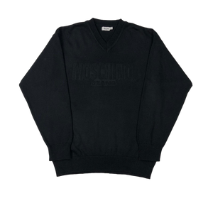 Moschino tonal knit sweatshirt