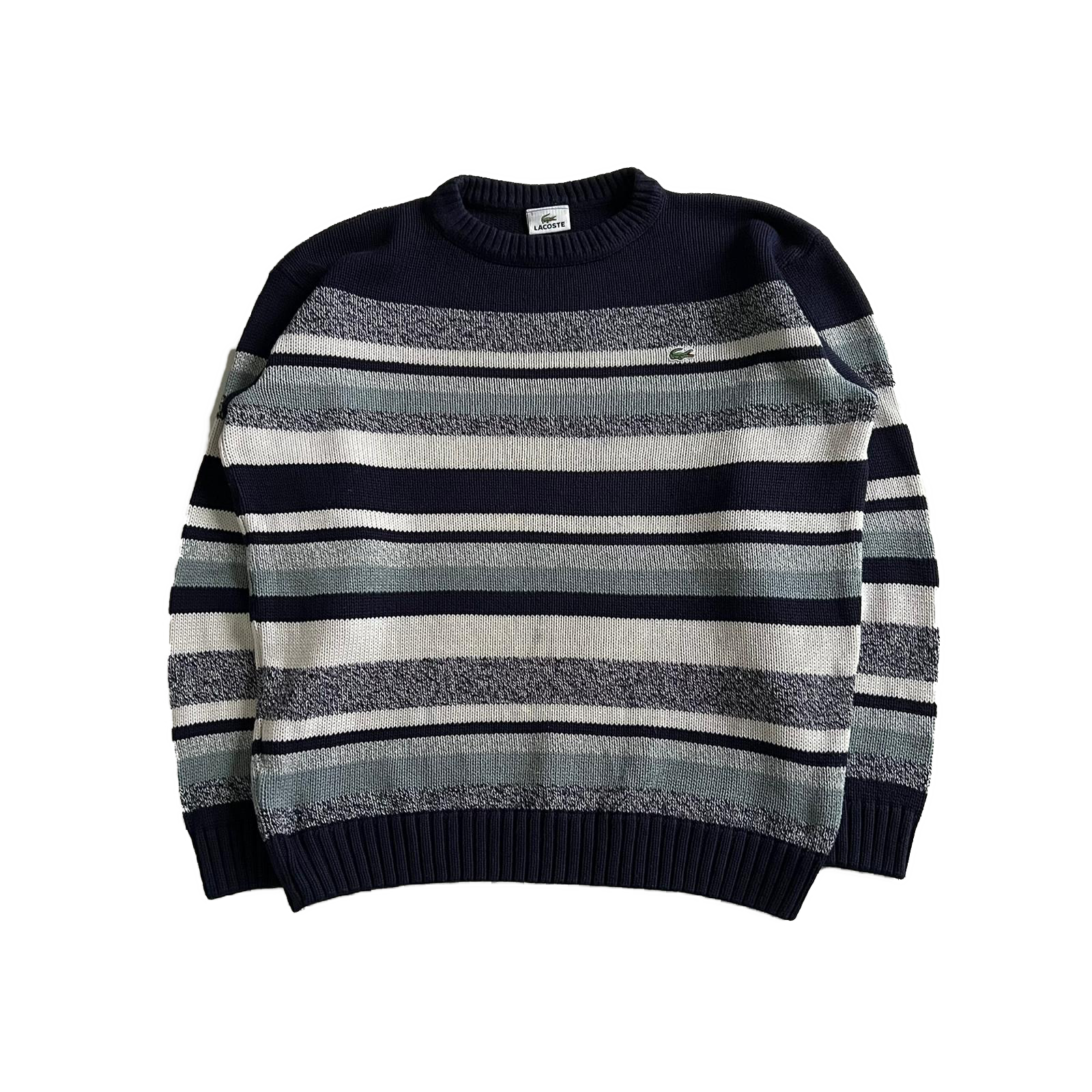 00's Lacoste knit sweatshirt